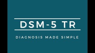 Overview of Major Changes in the DSM5 TR [upl. by Calendre]