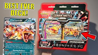 BEST EVER Pokemon Deck  Upgrading the Charizard ex League Battle Deck [upl. by Ainahs]