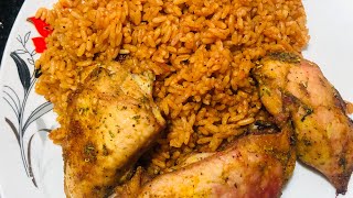 PARTY JOLLOF RICE RECIPE  Nigerian Party Jollof Rice [upl. by Maggie]