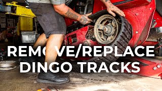 Remove amp Replace Tracks On TORO Dingo [upl. by Marchak488]