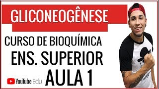 GLICONEOGÊNESE  AULA 1 CURSO COMPLETO DE BIOQUÍMICA PARA ENSINO SUPERIOR  Prof Patrick Gomes [upl. by Boyce]