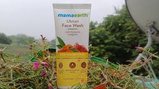 mamaearth Ubtan Face wash unboxingmamaearth Turmeric and Saffron Face wash unboxing [upl. by Isteb]