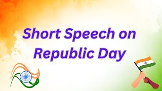 26 january speech  Republic Day Speech In English  26 January Speech In English [upl. by Diane]