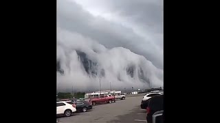 Shelf Cloud Sighted Over Anna Illinois August 7 2018 [upl. by Iztim]