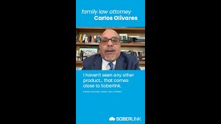 Carlos Olivares Family Law Attorney Recommends Soberlink in Parenting Time Cases [upl. by Flanna]