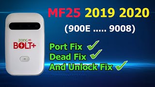 Zong MF25 2019 2020 900E  9008 Port Fix Dead Fix And Unlock Fix 10000 [upl. by Enyaj]