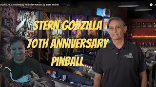 Godzilla 70th Anniversary Pinball from Stern looks amazing [upl. by Atteuqram]