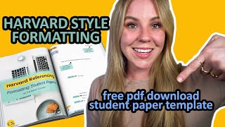 How to Format Your Paper in Harvard Referencing Style [upl. by Nairred]