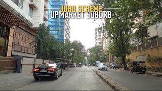 4K Drive in Juhu Scheme  Home to many Bollywood Celebrities  Mumbai [upl. by Ellesirg68]