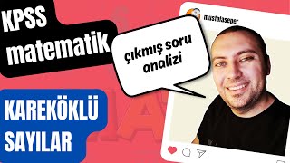 KPSS Matematik  Kareköklü Sayılar Soru Çözümü [upl. by Malka]