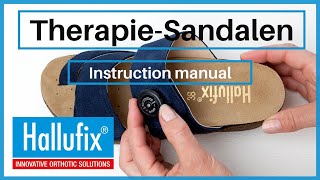 Hallufix® Bunion Aid Sandals – Instruction manual [upl. by Tnirb]