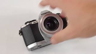 Olympus EM10 mirrorless micro four thirds m43 camera review [upl. by Asiruam]