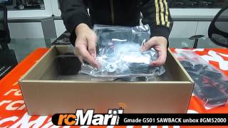 rcMart  Gmade 110 GS01 Sawback Full Time 4WD EP Crawler Car Kit GM52000 Unbox [upl. by Bone]