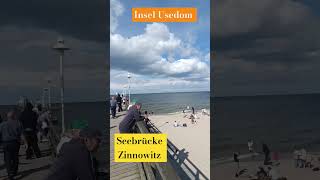 Seebrücke Zinnowitz  INSEL USEDOM  Ostsee Sandstrand Sommer Sonne [upl. by Viviyan]