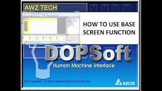 HOW TO USE BASE SCREEN FUNCTION DOPSOFT [upl. by Dibru]