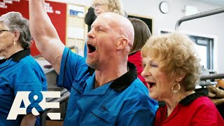 Steve Austin Takes on Tough Competition at the Bowling Alley in quotStone Cold Takes on Americaquot [upl. by Airotnes]