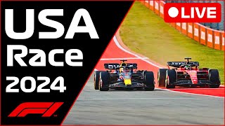 🔴F1 LIVE  USA GP RACE  Commentary  Live Timing [upl. by Annawal]