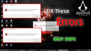 FIXED Fix uplayr1loaderdll  ubiorbitapir2loaderdll was not found AssassinCreed 3 4 [upl. by Innavoj481]