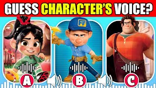 🔊 Guess The Wreck it Ralph amp Ralph Breaks The Internet Characters by Their Voice [upl. by Yarezed637]