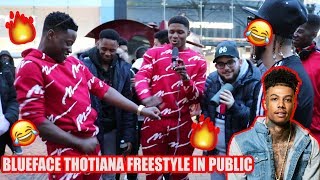 Blueface  Thotiana Public Freestyle [upl. by Areyk]