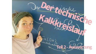 Chemie Kl 9  Technischer Kalkkreislauf  Teil 2  Auswertung [upl. by Henni]