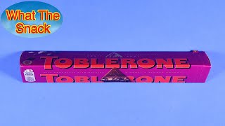 Toblerone Milk Chocolate With Raisins Honey amp Almond Nougat [upl. by Ahtiekahs]