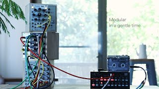 Modular in a gentle time  Eurorack Ambient Ensemble Oscillator Plaits SQ1 CassetteTape loop [upl. by Ashlie]