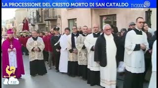 La processione del Cristo Morto di San Cataldo [upl. by Secnarfyram9]