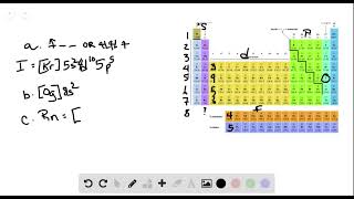 Write the expected ground state electron configuration for the following a the element with one unp [upl. by Ayamat725]