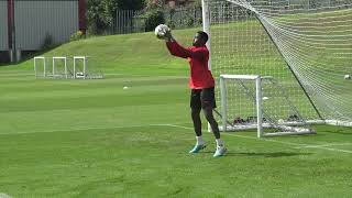 Barnsley FC  Goalkeeper Training  1v1 Reaction amp Double Saves [upl. by Annahoj702]