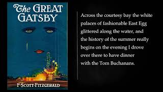 The Great Gatsby  By F Scott Fitzgerald audiobook full length [upl. by Jaymee]