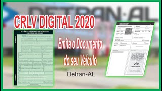 CRLV DIGITAL DETRANAL 2020 BAIXAR IMPRIMIR CRLV [upl. by Beshore]