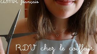 ⭐ ROLEPLAY ASMR français  RDV chez le coiffeur binaural [upl. by Ocirederf989]