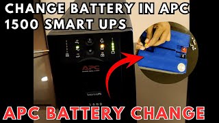 Replace Battery in APC 1500 Smart UPS [upl. by Kera]