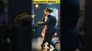 Frog party dance deliberately party trending danceshortsfeed video [upl. by Rekcut]