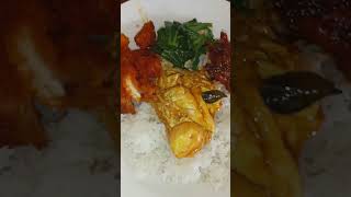 Masak di rumah gulai telur ayam gunting sambal ikan bilis sawi goreng dan cili kicap terbaik [upl. by Ainadi]