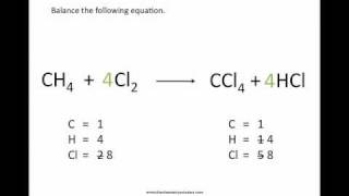 Balancing Chemical Equations  Chemistry Tutorial [upl. by Ynnoj200]