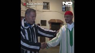 Traditional Ramadan crier roams Rabat streets to awaken families [upl. by Willet]