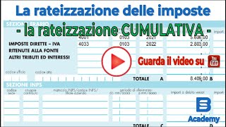 La rateizzazione cumulativa [upl. by Myra]