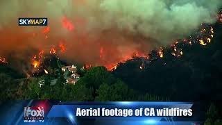 Live A new wildfire burning near Fallbrook California not far from San Diego 12 7 17 [upl. by Adah813]