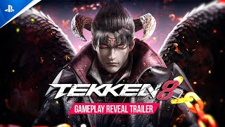 Tekken 8  Devil Jin Reveal amp Gameplay Trailer  PS5 Games [upl. by Inoj778]