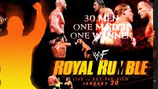 WWF Royal Rumble 2002 Match 6 Main Event [upl. by Joli]