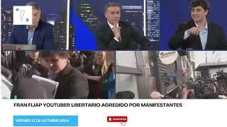 Fran Fijap agredido en marcha universitaria Impactante entrevista con Majul en LN [upl. by Niar]