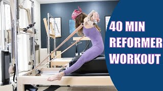 Take Your Pilates to the Next Level 40 Min Reformer Workout  Pilates reformer workout [upl. by Meeks]