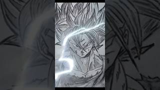 Goku sketch shorts reels goku art drawing sketch [upl. by Odlo]