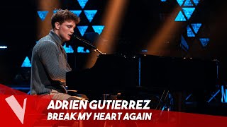 FINNEAS  Break My Heart Again ● Adrien Gutierrez  Blinds  The Voice Belgique Saison 10 [upl. by Isaac]