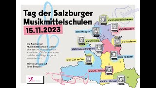 Tag der Salzburger Musikmittelschulen  Pausenkonzert in der Musikmittelschule Abtenau [upl. by Eetse984]