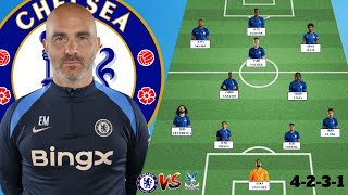 🚨CHELSEA POTENTIAL LINE UP AGAINST CRYSTAL PALACE 🚨🔥✅ENGLISH PREMIER LEAGUE [upl. by Aitam443]