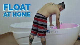 Flotation Therapy at Home  Sensory Deprivation  Dreampod Home Pro Float Tank User Experience [upl. by Aziram]