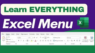 Understand the Excel Menu System [upl. by Aihsi462]